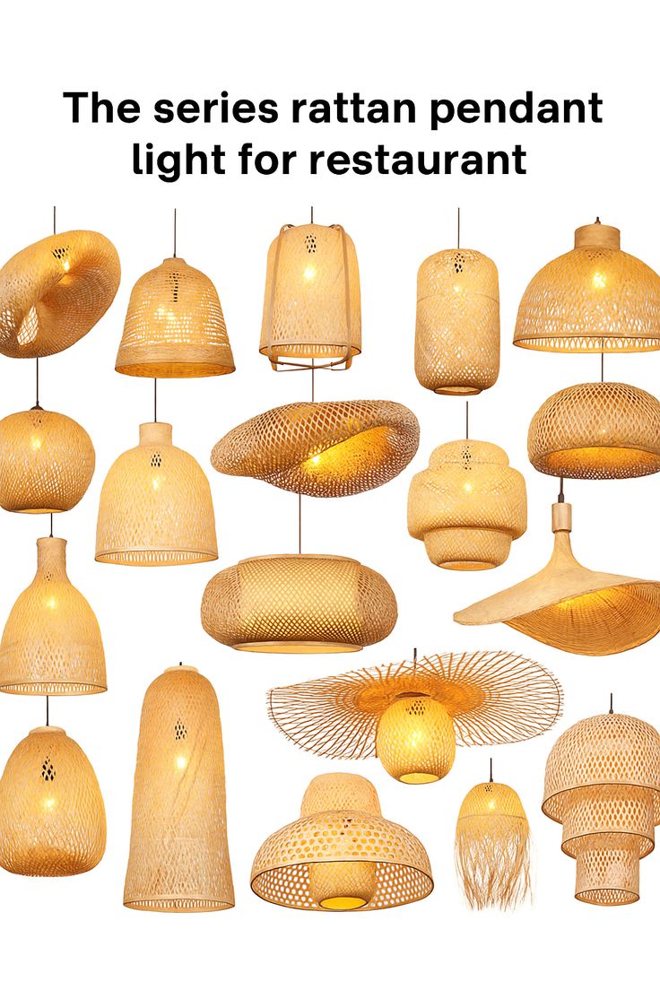Natural Light, Sculpted by Hand – Bamboo Pendant Lamp Inspirations